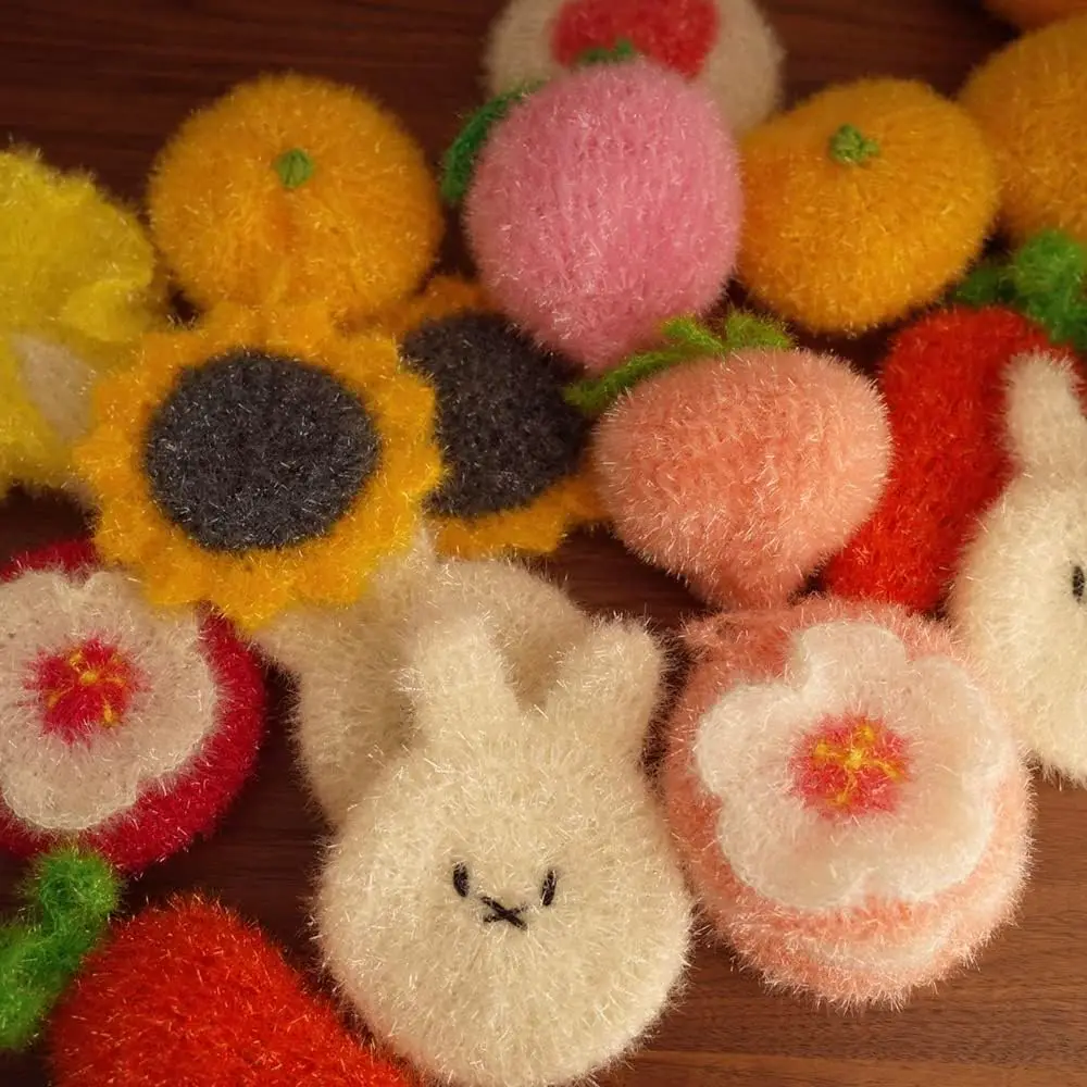 Colourful Glass Silk Knitting Wool Yarn DIY Handcraft Doll Sweater Hat Bag Making Crochet Thread Supplies Hand Knitting