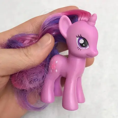 Hasbro My Little Pony Twilight Sparkle Anime Cartoon Cute Doll Toy Action Figures Model Collection Ornaments Kids Birthday Gift