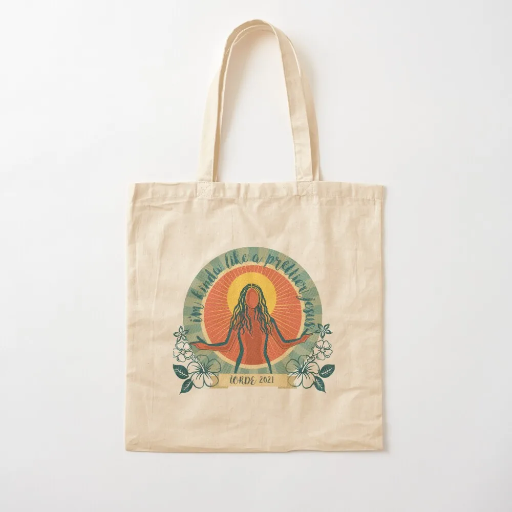 I'm kinda like a prettier jesus Tote Bag cute tote bag tote bag women hand