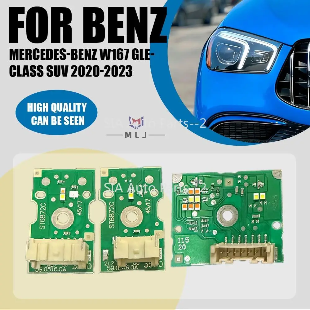 Car Accessories  Daytime Running Light LED Light Board DRL Chip White FOR Mercedes-Benz W167 GLE-Class SUV 2020-2023 High Spec