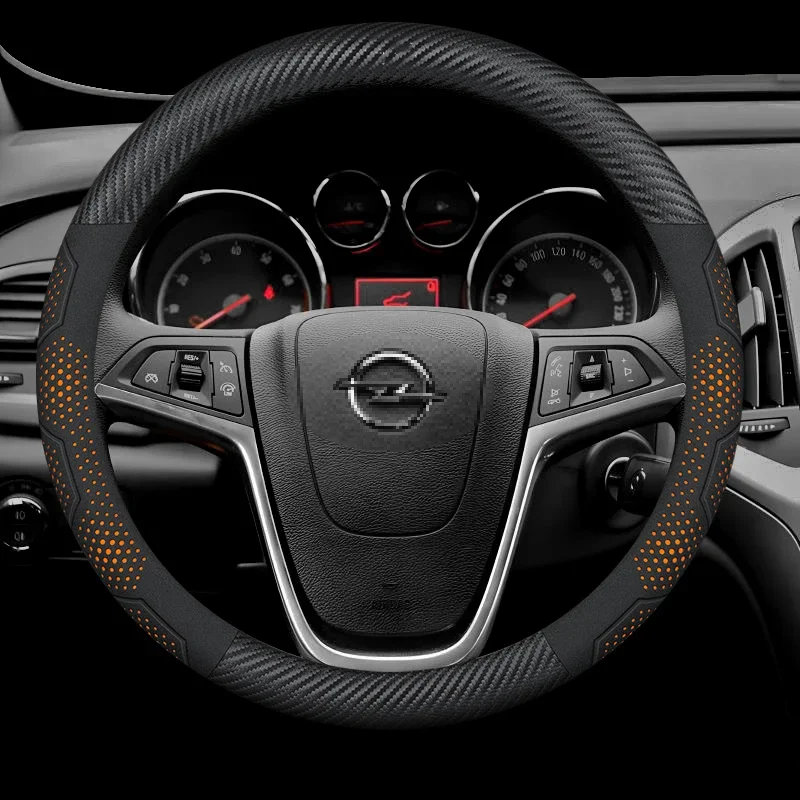 Car Steering Wheel Cover for Opel ASTRA CORSA INSIGNIA MOKKA VECTRA Vivaro Antara Delica Zafira Crossland-X Grandland Combo Car