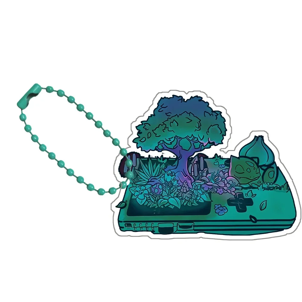 لبوكيمون تشارماندر Bulbasaur السنجاب Eevee Gengar لتقوم بها بنفسك الكرتون لطيف سلسلة مفاتيح مصنوعة من الأكريليك قلادة أنيمي الكلاسيكية جمع لعبة