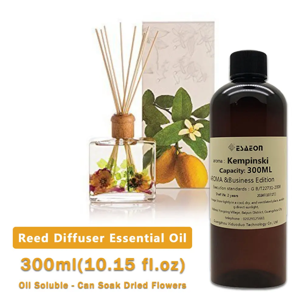 ESAEON 300ml (10.15 fl.oz) Kempinski Miss Coco Westin White Tea Essential Oils - For Reed Diffuser & Automatic Fragrance Sprayer