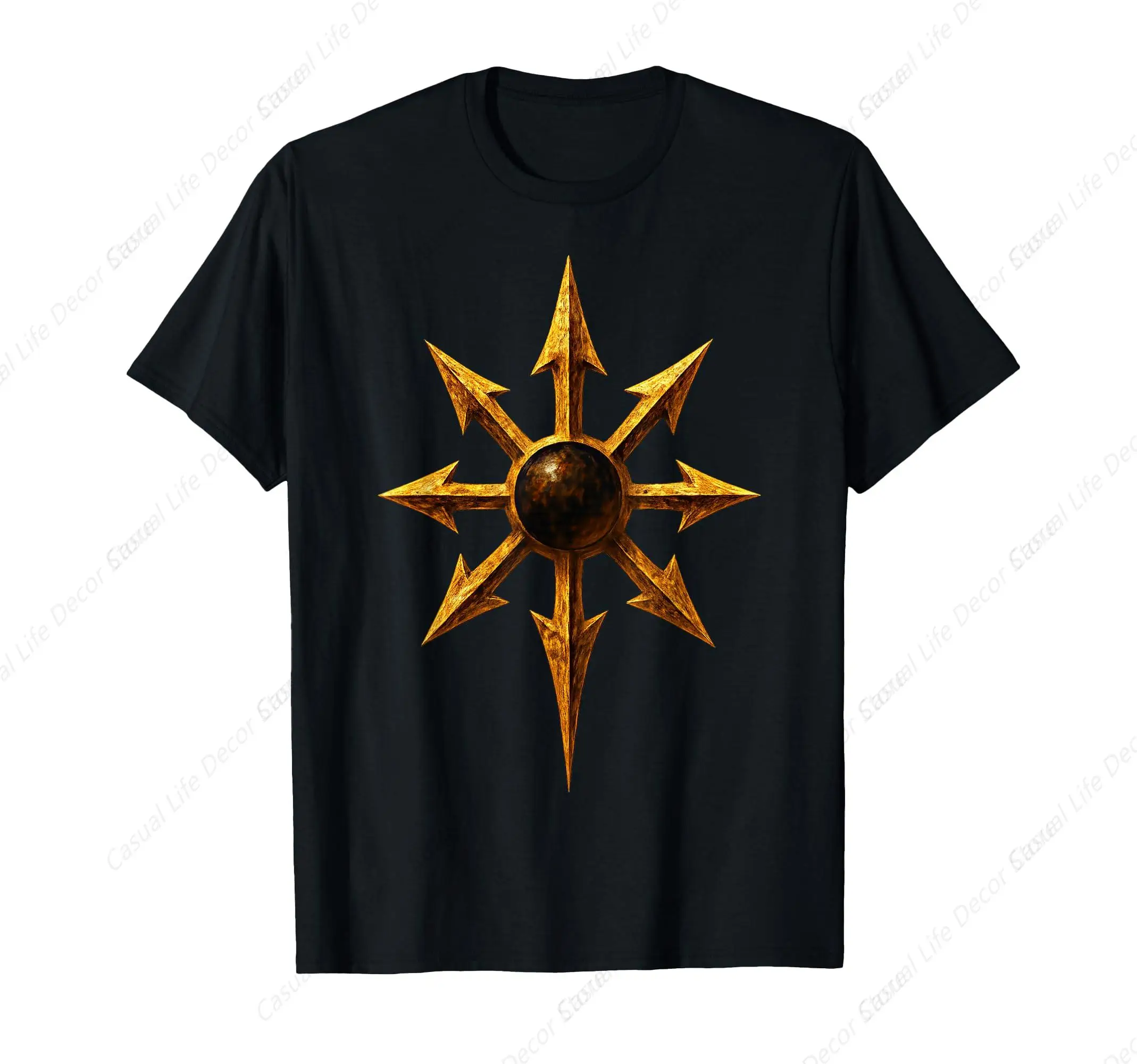 

Eight Arrow Chaos Sigil Occult Compass Emblem T-Shirt
