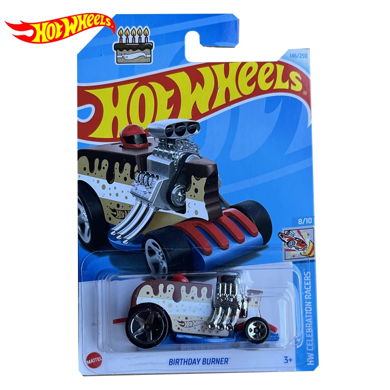 Original Hot Wheels Car C4982 Toys 1/64 Diecast Birthday Burner Metal Vehicle Model Mattel Toy for Boy Collection regalo di compleanno