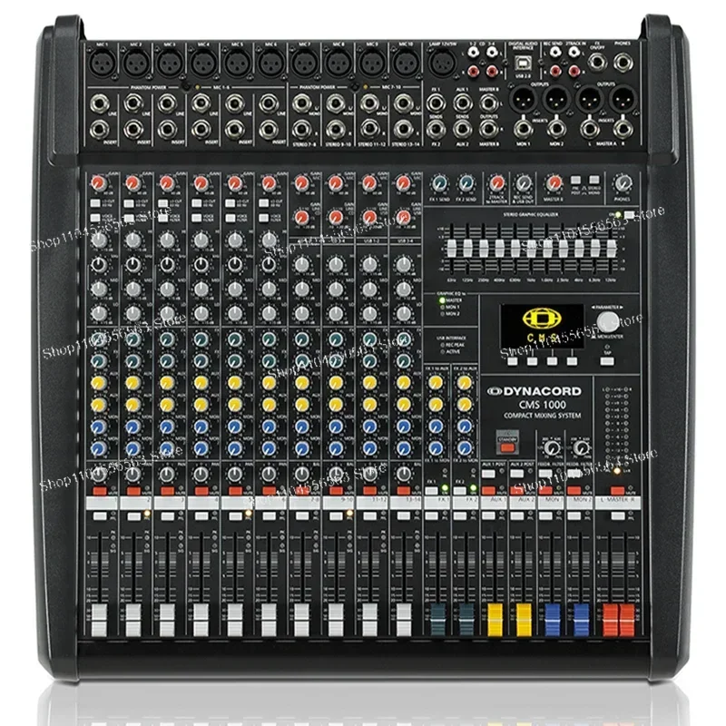 CMS600-3 خلاط احترافي 99 تأثيرات ترددية مزدوجة مرحلة خاصة