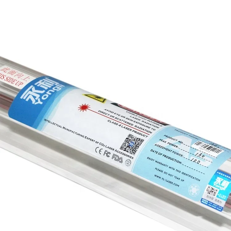 

Yongli Factory Directly Wholesale Co2 Glass Laser Tube 50w 100w 150w 180w Laser Tube Co2 Tube Laser Equipment Parts for Cutting