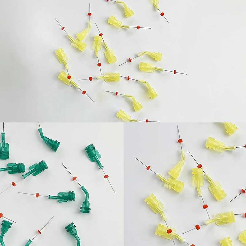 Embouts de seringue de canal radiculaire de poulet réutilisables à double trou latéral, embout d'irrigation endodontique dentaire Endo, matériaux dentaires, 1 pièce