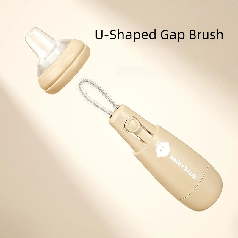 3 in1 Silicone Bottle Brush Kit Multifunctional Detachable Nipple Brush for Baby Bottles, Spouts, Nipples, and Straws