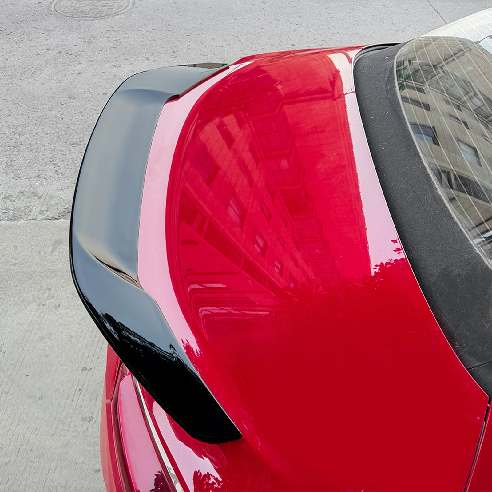 

Gloss Black Rear Trunk Lid Spoiler Wing Lip Carbon Fiber Look Tail Tailgate Splitter For BMW Z4 G29 2018-2026