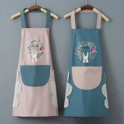 1 PC Hand-wiping Kitchen Household Cooking Apron Oil-proof Waterproof Men Women Adult Waist Fashion Coffee Overalls Wipe Hand