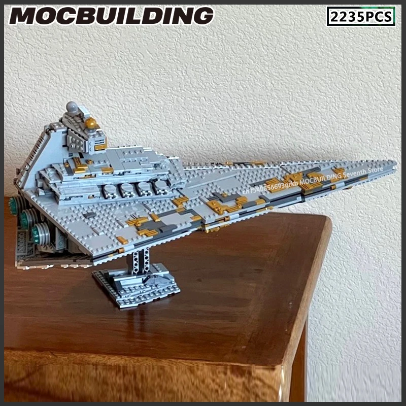 Movie Spaceship Moc Building Blocks Modification For 75394 DIY Assembly Technology Bricks Collection Toys Xmas Gifts