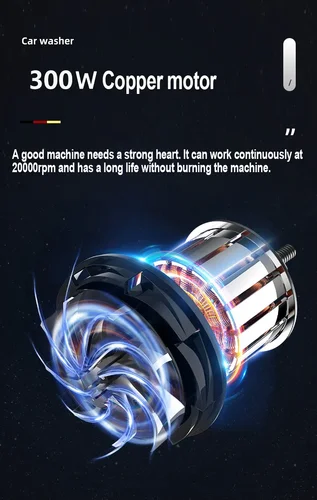 Imagen 2 del producto Limpiador inalámbrico de alta presión, lavadora, pistola de agua pulverizada, máquina de limpieza de agua a presión para lavado de coches