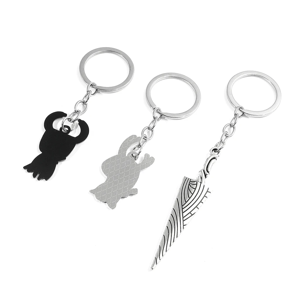 Hot Game Hollow Knight Keychain Metal Key Chains Octopus Pendant Car Bag Key Holder Cartoons Souvenirs Gift Accessories image 4