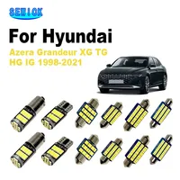 SEWICK LED Interior Reading Light Kit For Hyundai Azera Grandeur HG XG TG IG 1998-2017 2018 2019 2020 2021 Map Dome Trunk Bulbs