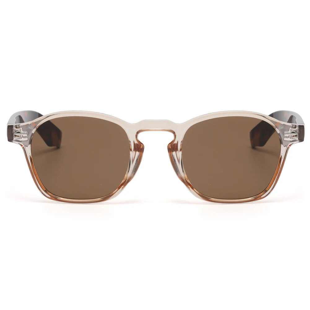 Peekaboo square sunglasses retro women brown leopard male sun glasses uv400 cheap accessories summer 2023 unisex
