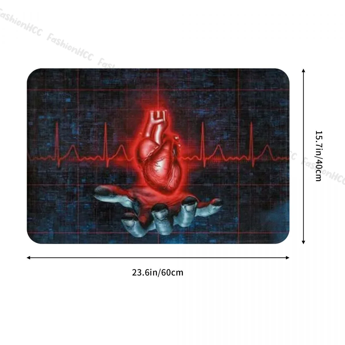 3D Three Dimensional Bedroom Mat Slave To The Rhythm Doormat Flannel Carpet Outdoor Rug Home Decoration