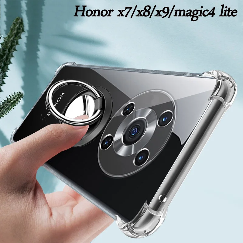 X8 X9 Cases for honor magic4 lite case xonor x9 4g 5g honor x7 honor x9 honor x8 2022 case cover ring holder