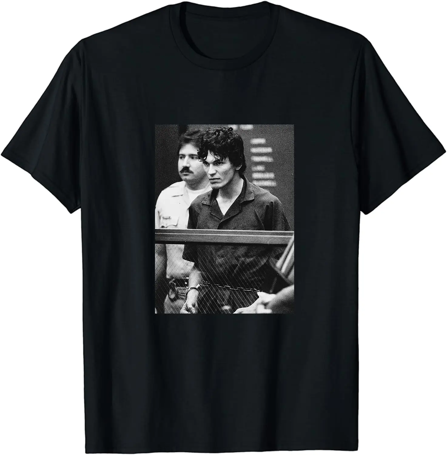 Gwdqone Richard Ramirez Court Men Woman Cotton Short Sleeves Tshirt