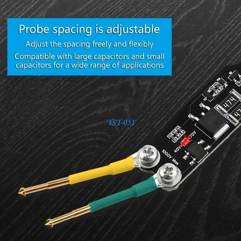

E15A Portable Capacitor Discharge Pen Instrument for Safe Quick Residual Release in Electronic Repair and Laboratory
