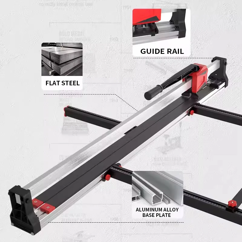 

New Single-Track Sliding Blade Stone Cutting Machine | 800/1200mm Manual Tile Cutter | High-Precision Sliding Blade Cutting Tool