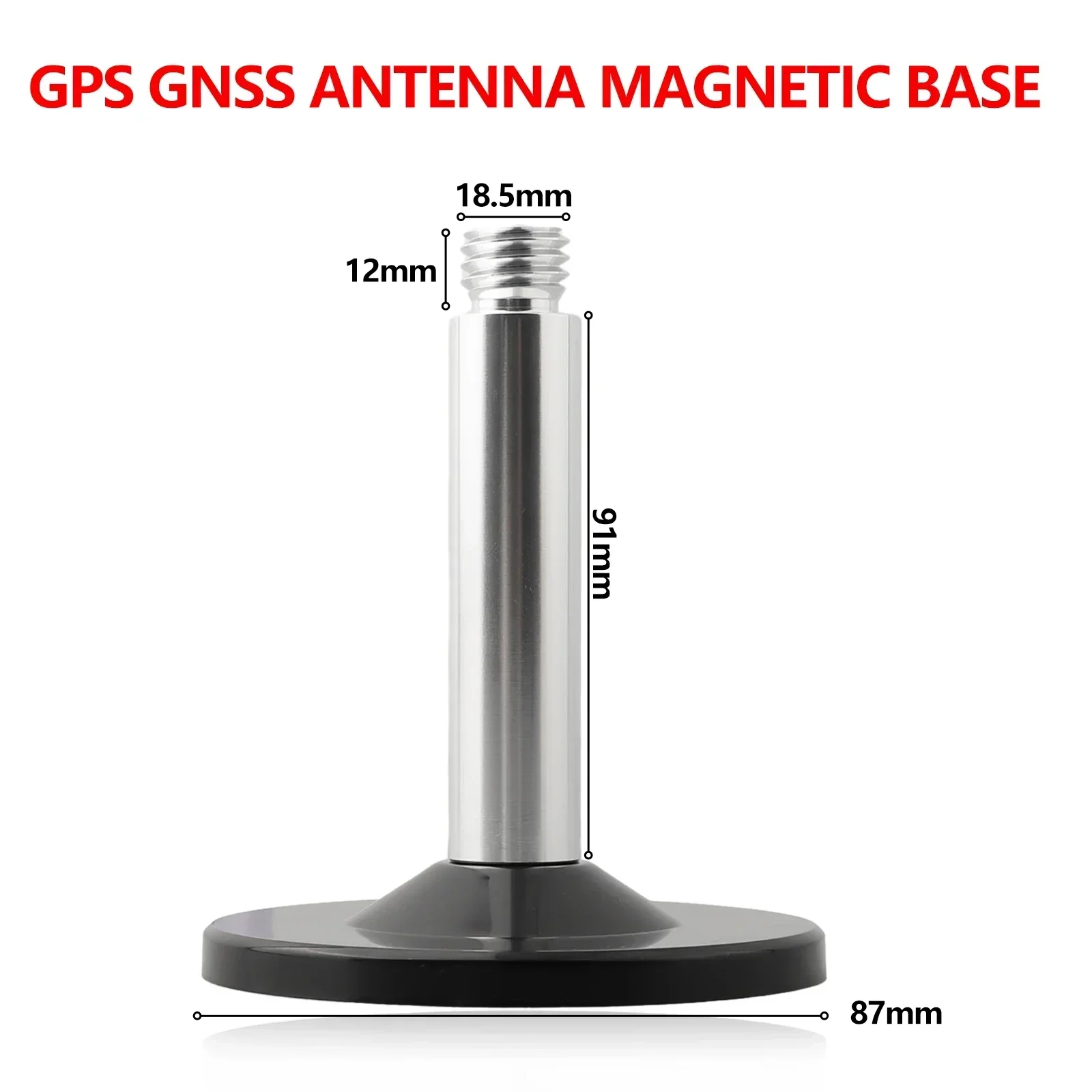 GPS GNSS Antenna Magnetic Base Mounting 5/8-11 Thread High-Precision Corrosion Resistance Oxidation Resistance Antenna Adapter
