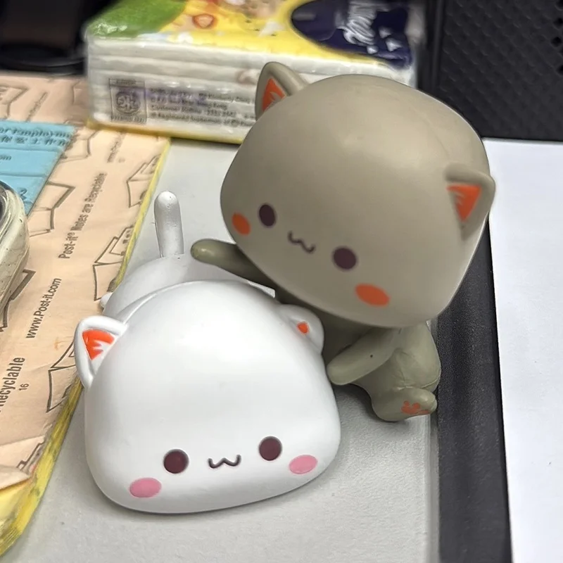 

New 2025 Kawaii Mitao Cat 2 Season Lucky Cat Cheap Cute Cat Blind Box Toys Surprise Figure Cartoon Doll Model Home Birthday Gift