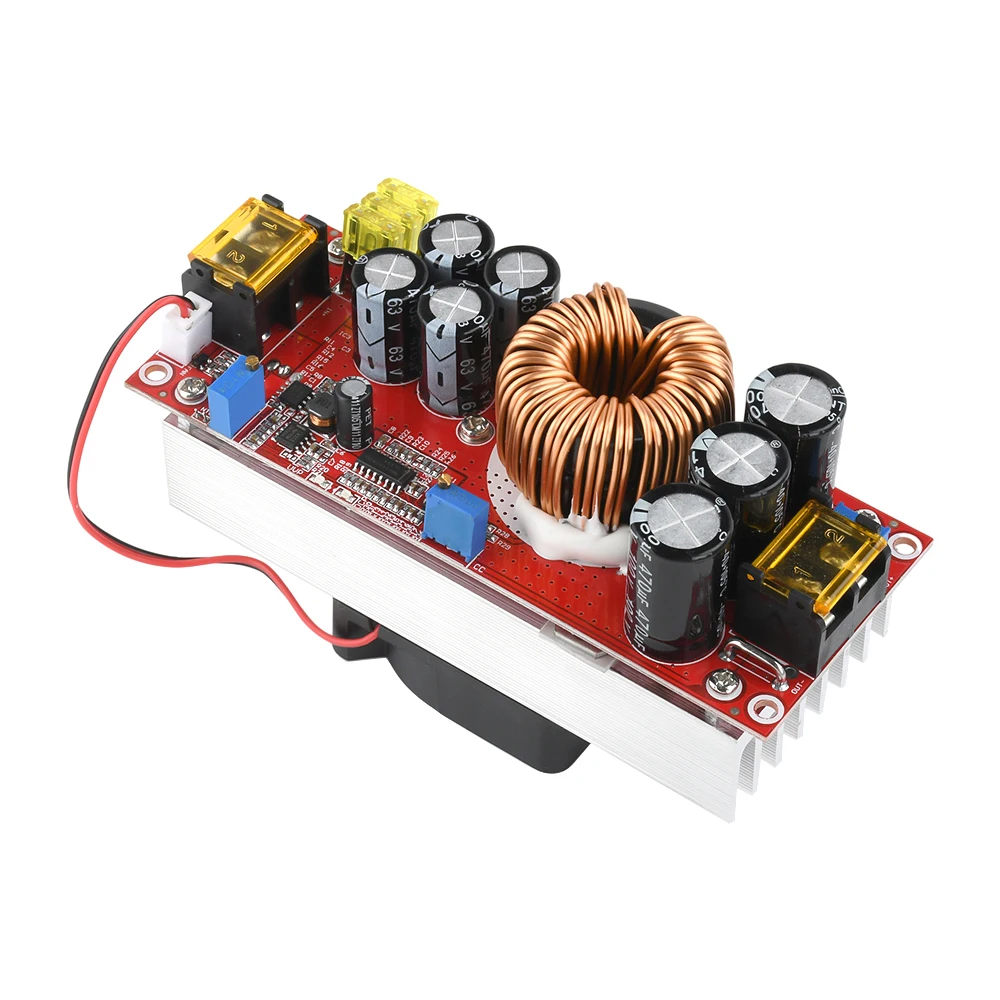 1800W 40A DC-DC Step Up Power Supply Module 10-60V To 12-90V Boost Converter Adjustable Voltage Charger