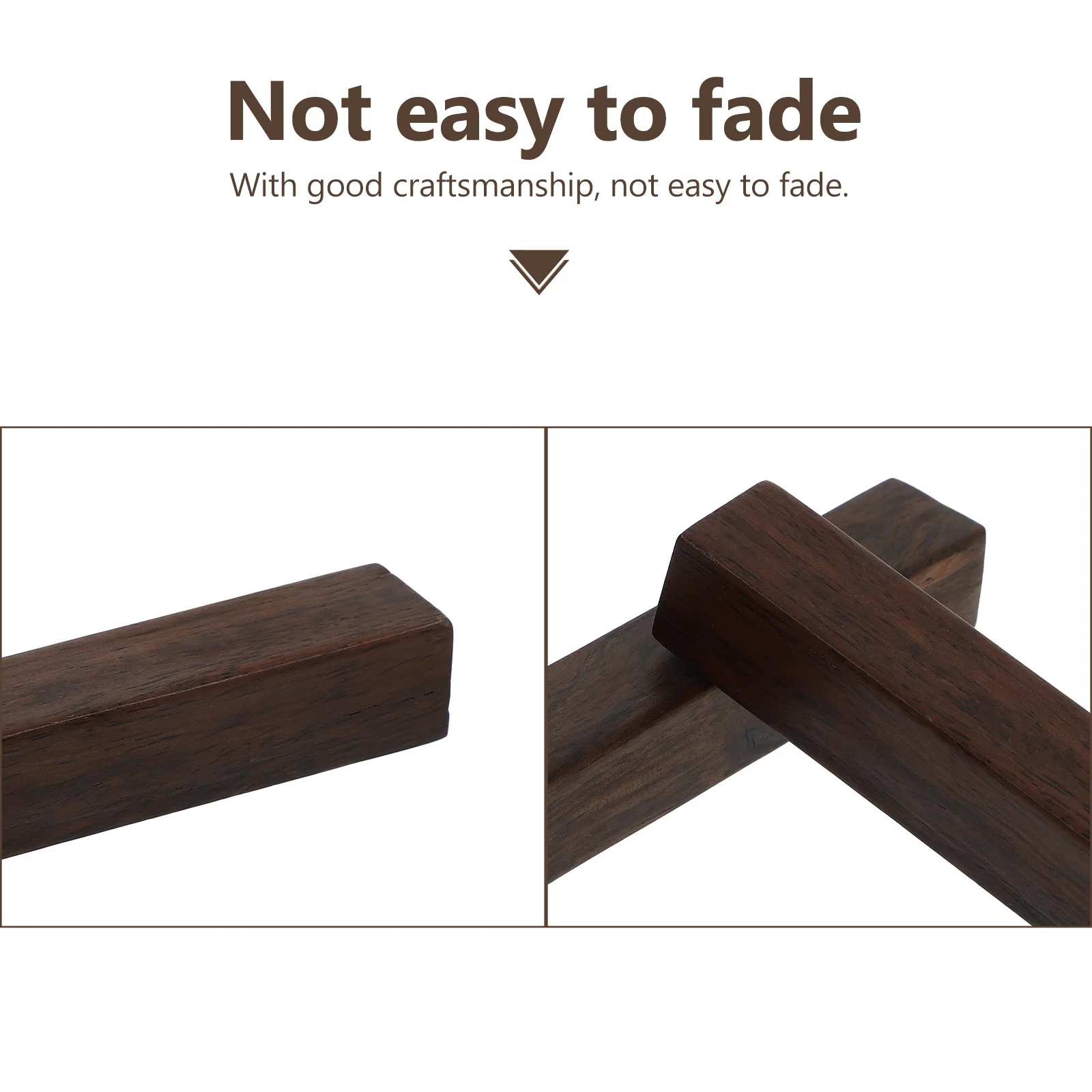 

2Pcs Calligraphy Wood Paperweights Small Portable Letterweight for Office Desk Home Art Stationery Supply Home Letterweigt