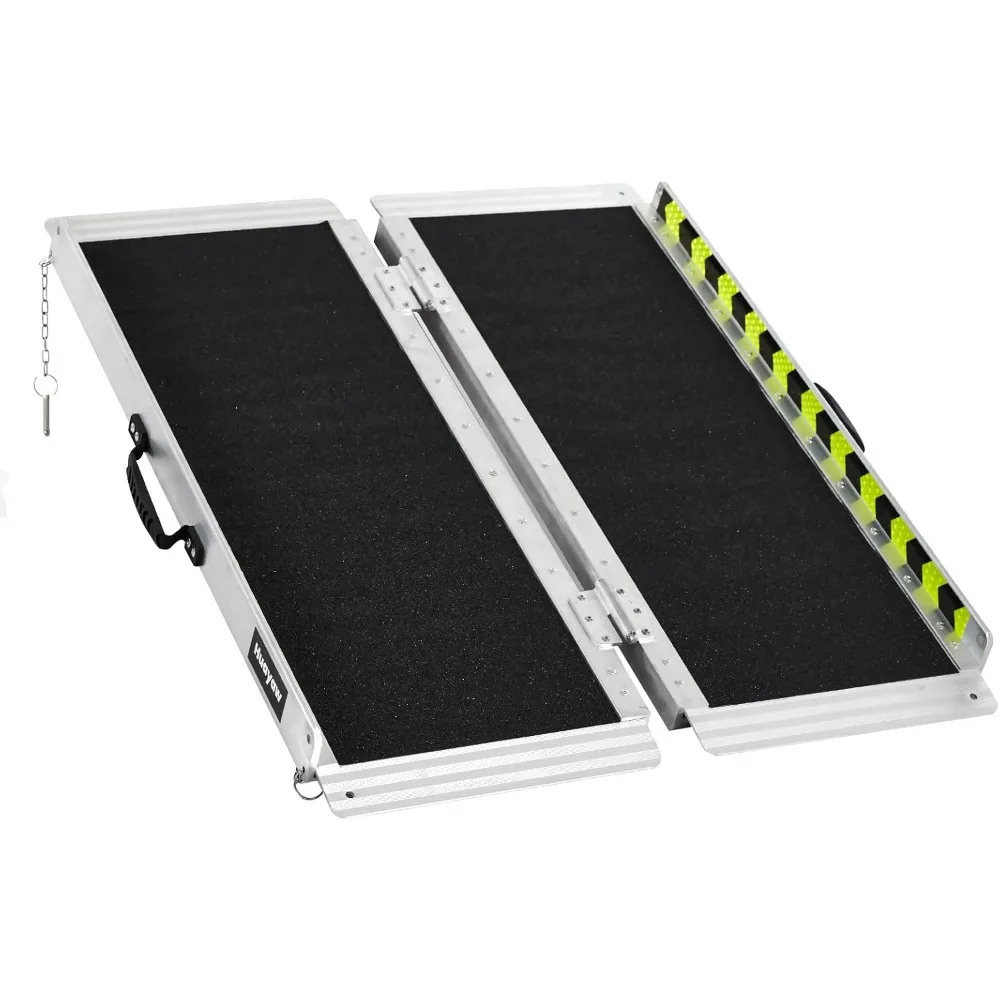 

Wheelchair Ramp 3FT, Anti-Slip Aluminum Folding Handicap Portable Ramp, Wheelchair Ramps for Home Steps, Stairs, Doorways