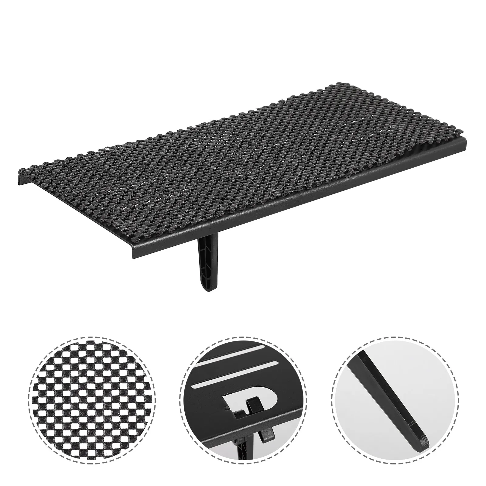 1Pcs Black Iron Multifunctional Monitor Shelf Stb Stand for TV Screen Storage Rack Home Office Use Monitor Shelf