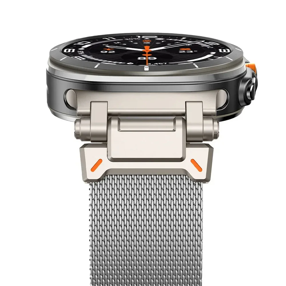 

Magnetic Milanese Band For Samsung Galaxy 7 Ultra 47mm Stainless Steel Sports Loop Band for Galaxy Watch Ultra 47mm Bracelet