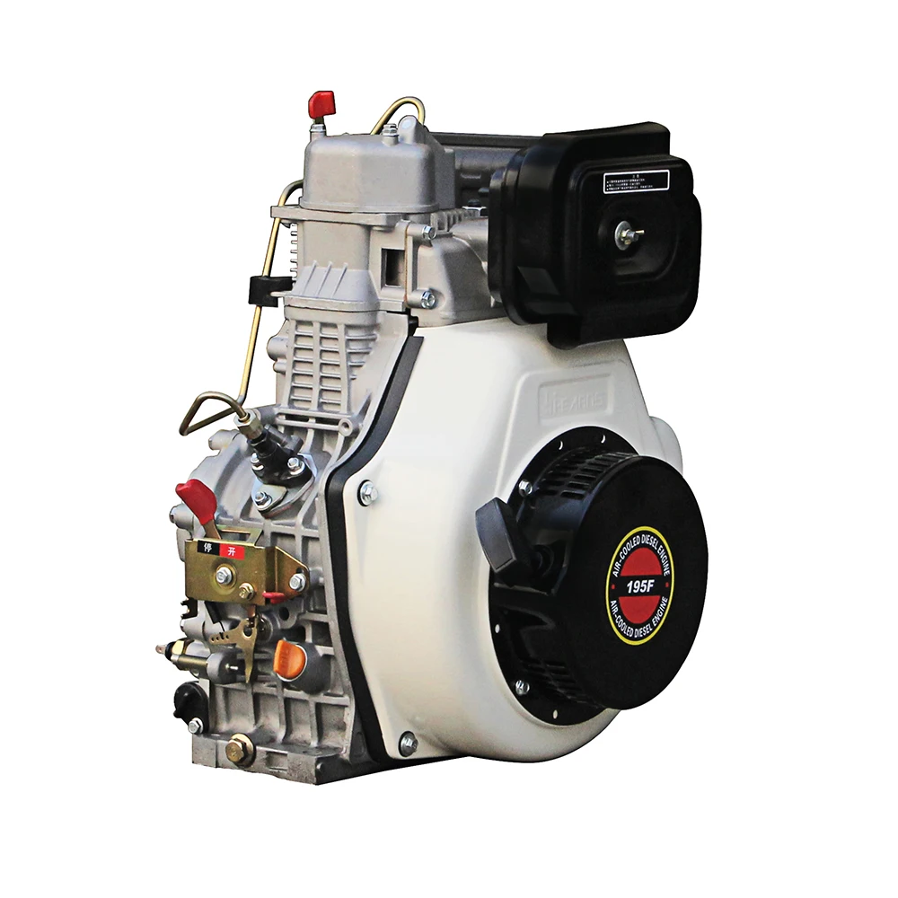 

Дизельный двигатель с воздушным охлаждением, одноцилиндровый, 9 кВт, 195F, 14 л.с.