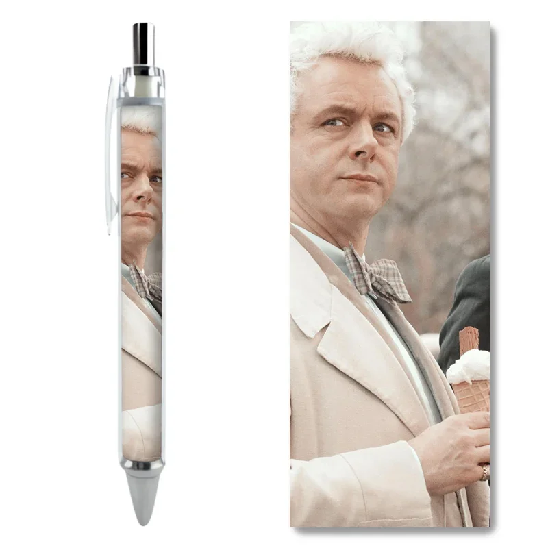 2/4PCS Good Omens Gabriel Crowley Character Cute Gel Pens Hot-selling Movie and TV Character Decoration Student Holiday Gifts