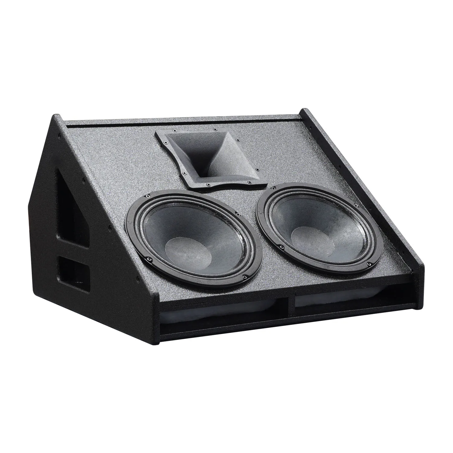 Dual10in High SPL Stage Monitor 650W 135dB Max for Outdoor Concert Tour & Live Band Performance