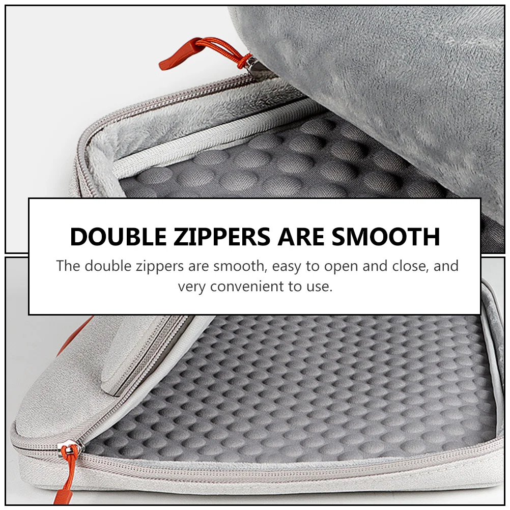 

Laptop Bag Tote Smooth Zipper Felt Carrying Notebook Storage Business Travel