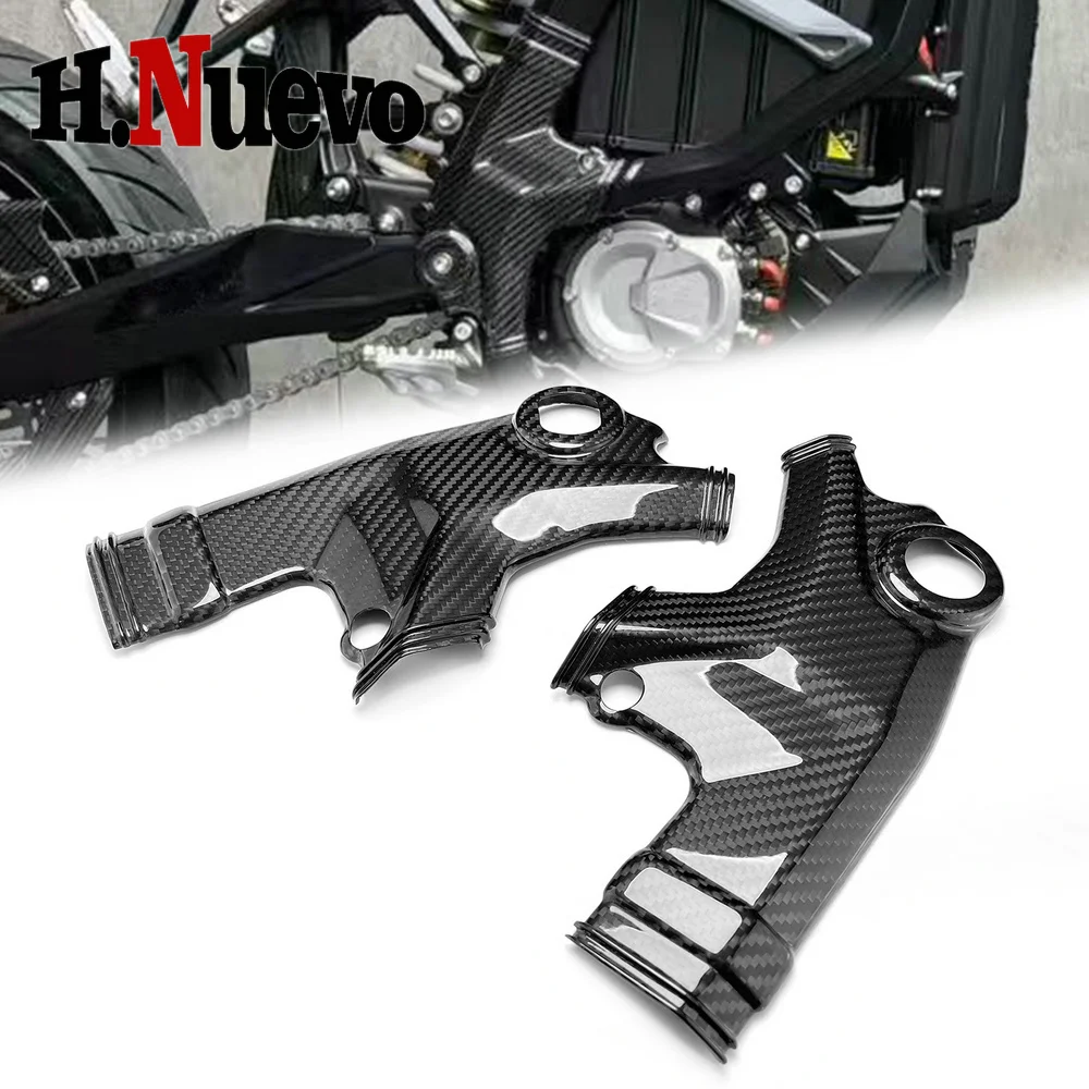 

Motorcycle Accessories Compaitible with Surron Ultra Bee Real Carbon Fiber Motorcycle Body Frame Protective Cover Guard
