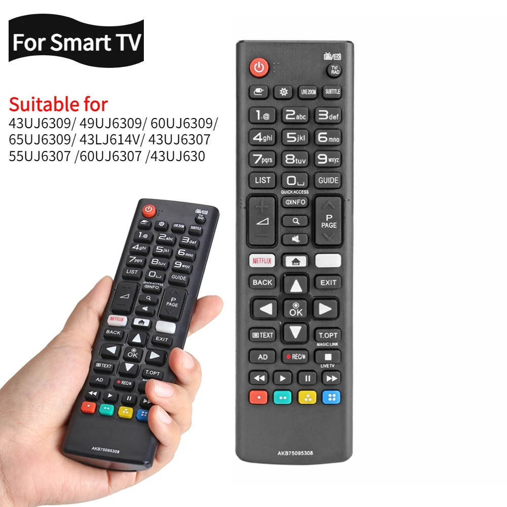 Remote Control TV Universal AKB75095308 For Smart TV 43UJ6309 49UJ6309 60UJ6309 65UJ6309 43LJ614V 43UJ6307 55UJ6307 60UJ630