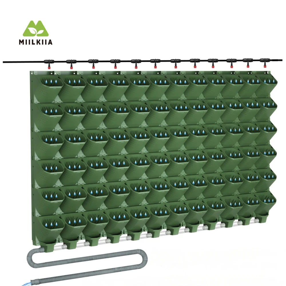 3-Hole Stackable Vertical Planter – Wall-Mounted Hanging Pot for Herbs, Flowers & Vegetables (Indoor & Outdoor Use)