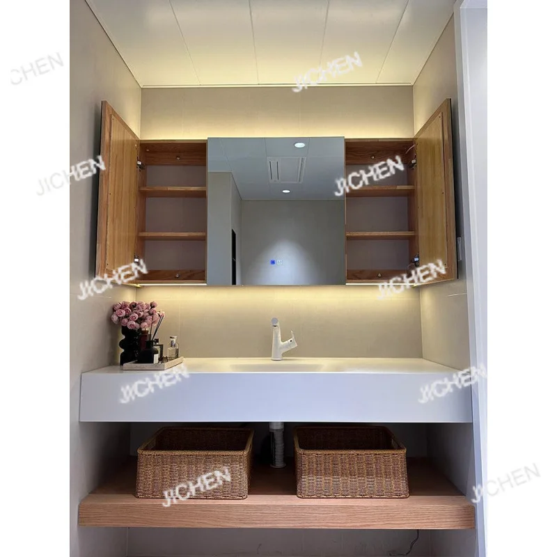 

Каменная плита, горячий гибкий бесшовный керамический интегрированный умывальник, цвет бревен, комбинированный умывальник для ванной комнаты, простой умывальник