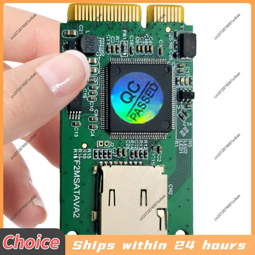 1/2Pcs Micro SD TF Card To MSATA Converter Adapter for Notebook High Speed SSD