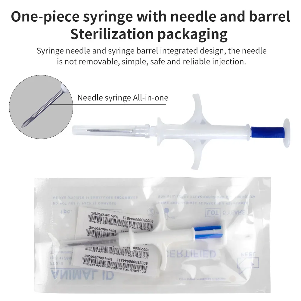 Animal ChipElectronic ChipImplantable Glass Tube TagAnimal TagGlass Tube ChipInjector