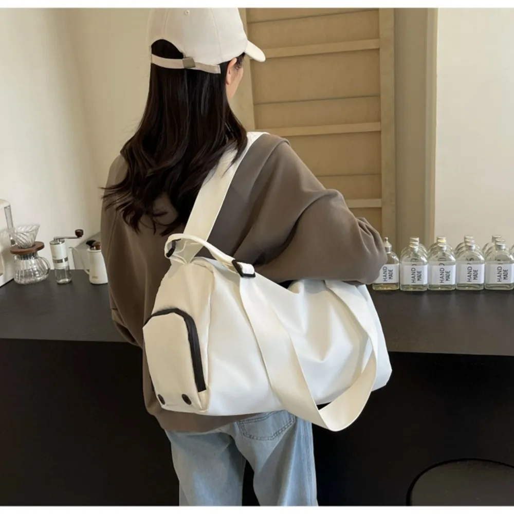 Dry Wet Separated Travel Shoulder Bag Large Capacity Crossbody Sports Fitness Handbag Easy To Carry Shoe Compartment