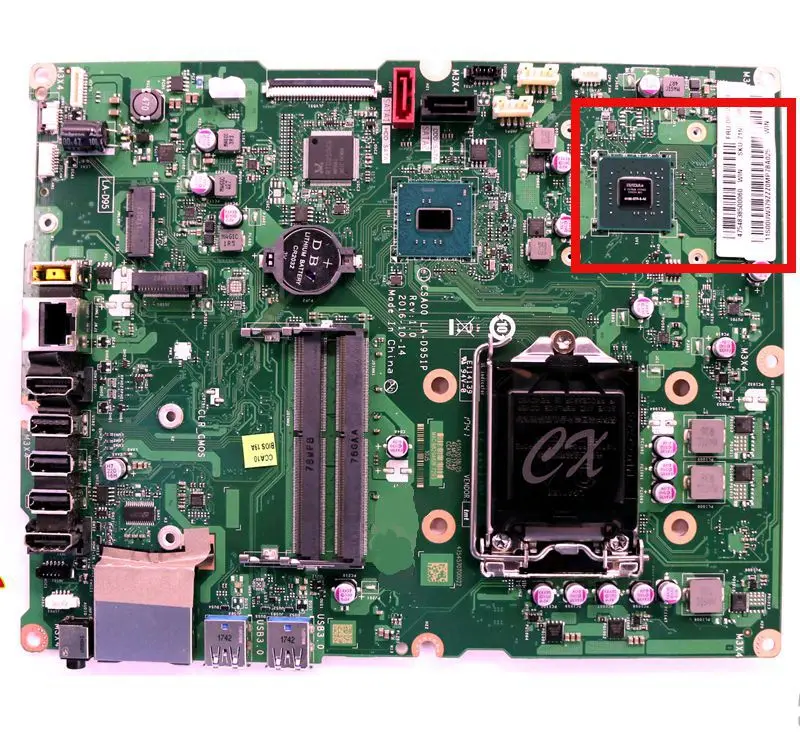 Placa base de LA-D951P 510-23ISH para ordenador, todo en uno, DDR4, con gráficos discretos, para Lenovo 510-23ish