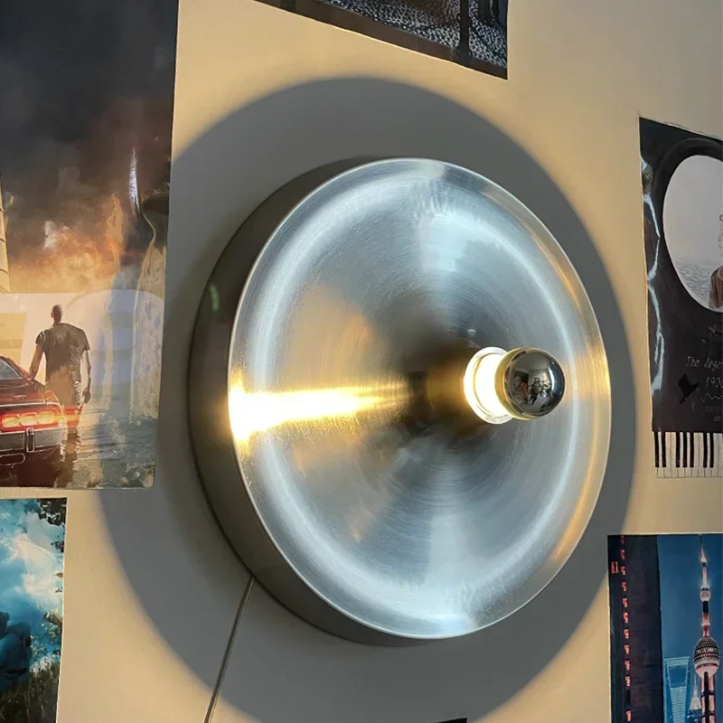 

Bauhaus Spaceage UFO Wall Lamp Back Ground Wall Decor Light for Living Room Aisle Corridor Ceiling Lamp