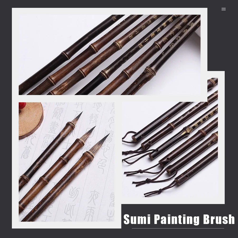 

Brush Calligraphy Fine Details Pen Japanese Watercolor Paint Drafting Writing Chinese Large Bamboo Ink