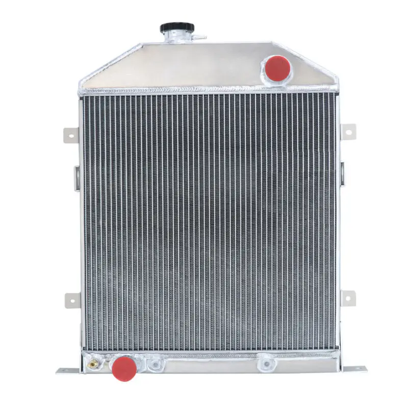 3 Row Aluminum Radiator For 1942-1948 Ford Super Deluxe 3.9L Ford Configuration