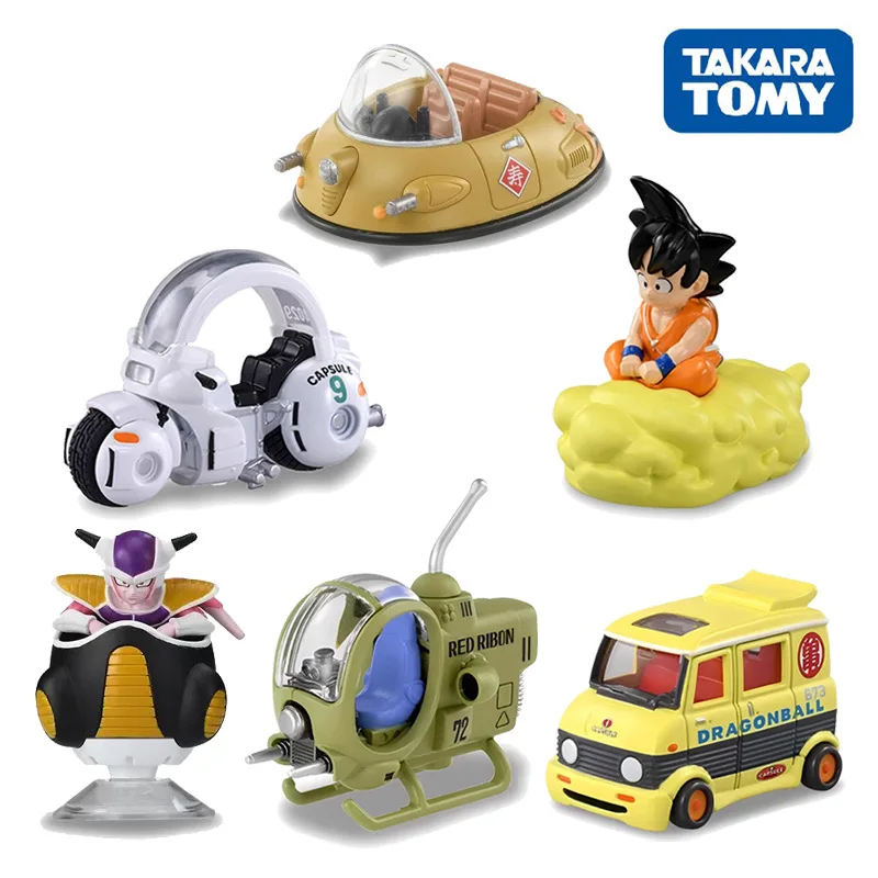 

Игрушечные машинки Tomica для мальчиков, праздничные подарки, серия TOMY Domeka Dream, Dragon Ball, Сунь Укун, Облако-попрыгун, Бульма, мотоцикл, фигурки
