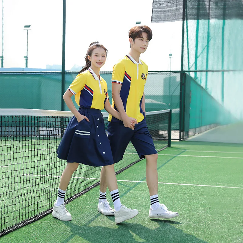 C101 Zomerschooluniform Voor Afgestudeerden Van Middelbare En Middelbare Studenten In Sportkleding In Modestijl