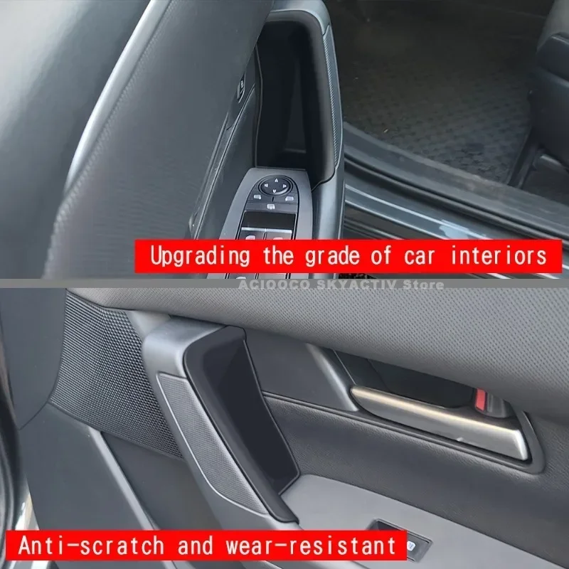 Door Armrest Storage Barrel Door Handle Container Holder Box for Mazda 2022-2024 CX-60 CX60 2024-2025 CX80 CX90 Accessories
